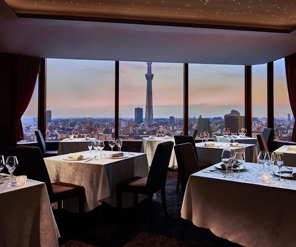 クリスマス ホテルグルメ The Dining シノワ 唐紅花 鉄板フレンチ 蒔絵 浅草ビューホテル27f Okaimonoモール レストラン