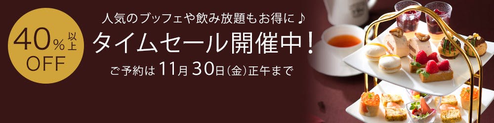 タイムセール<11月30日(金)正午まで>